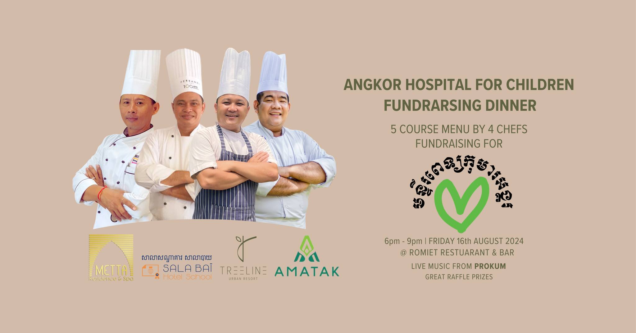Angkor Hospital for Children Fundraising Dinner
