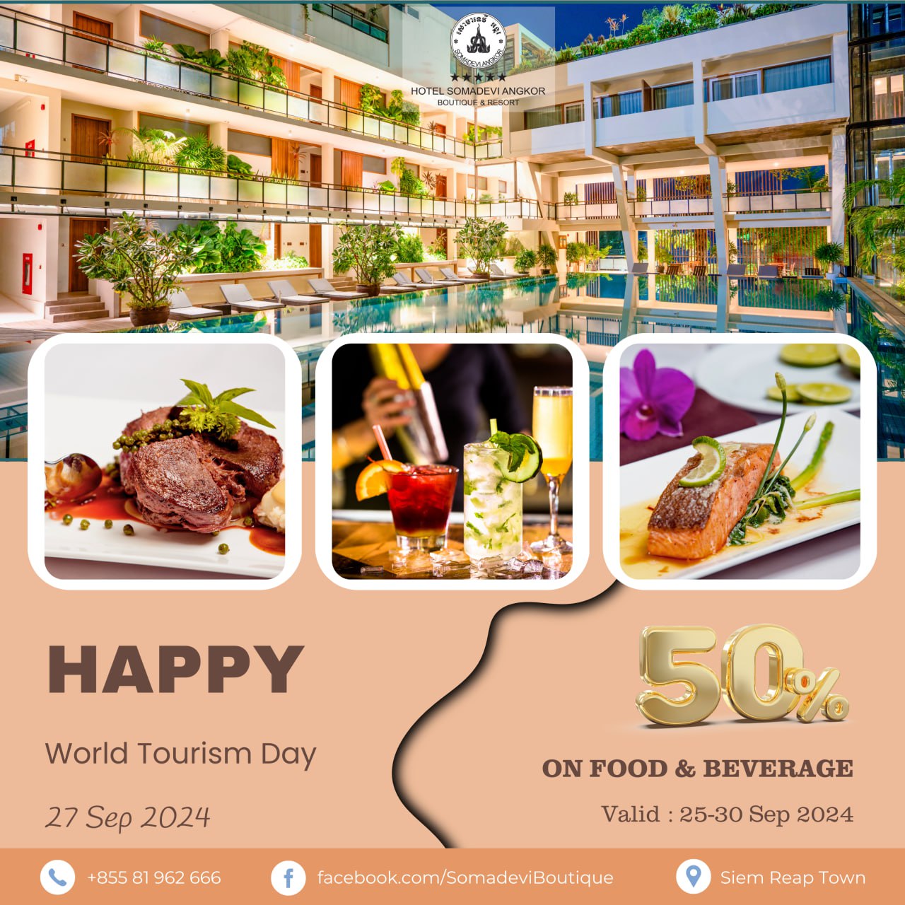 The Champagne Restaurant​ at Somadevi Boutique 50%​ OFF