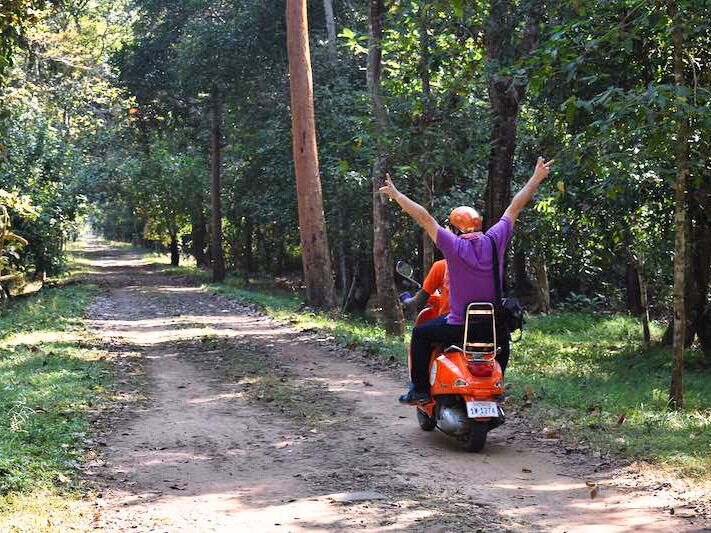 Angkor Grand Circuit by Vespa