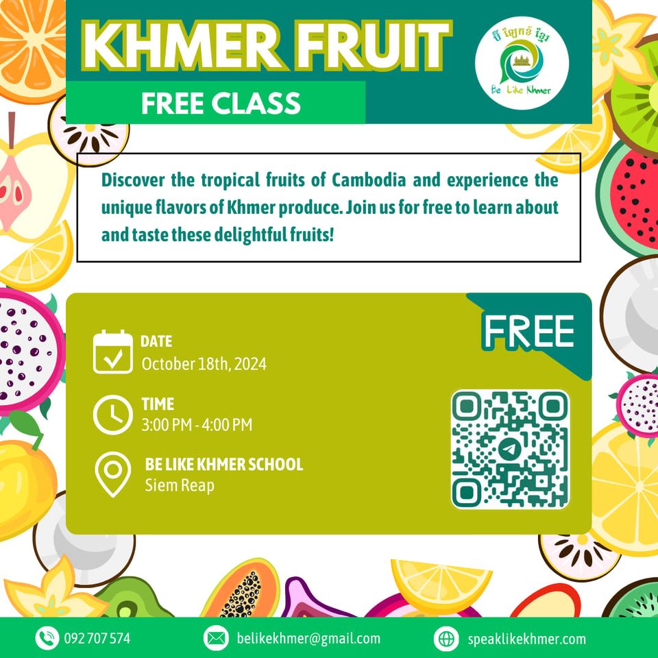 Khmer Fruit " Free Class"